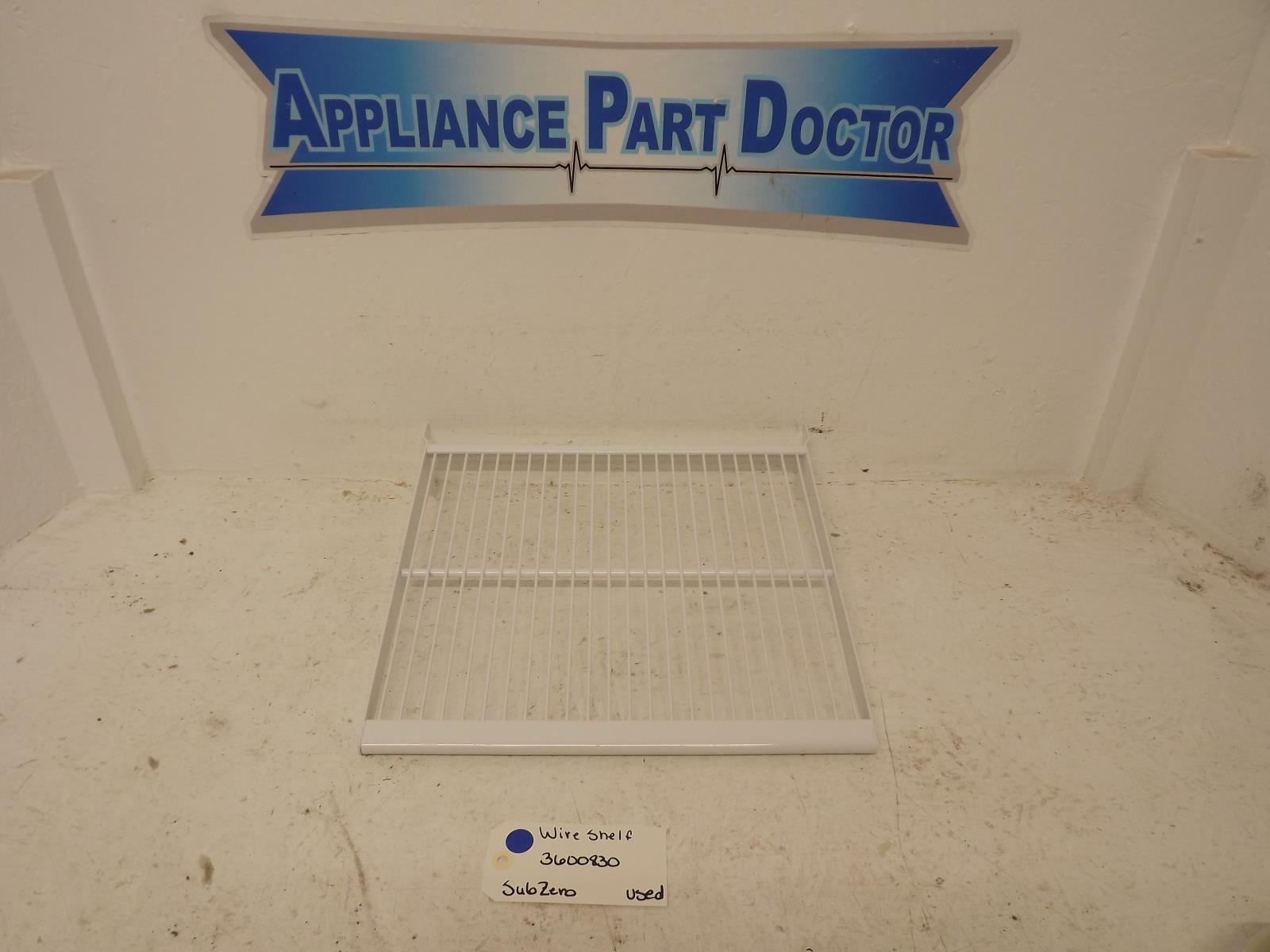 SubZero Refrigerator 3600830 Model #590 Wire Shelf Used SubZero Refrigerator 3600830 Model #590 Wire Shelf Used